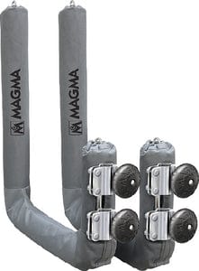 Magma R10-626-20 Removable Rail Mounted 30.5" x 20.8" x 3.0" Kayak Sup Racks - 1 Pair