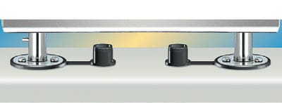 Magma T10-526 "Dual" Locking Flush Deck Socket (HD) Mount For all ChefsMate: Newport: Catalina: Monterey Grills and Dual Mount Tables