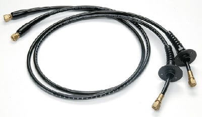 UFLEX Hydraulic OB-BHBR Hose Kit Includes Pre-Crimped Brass Fittings: Bulkhead Fittings and Bend Restrictors on Both Ends (2 Per Pack): 10'