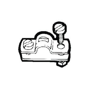 Uflex L14 Cable Clamp C2 8 & 0 Cables