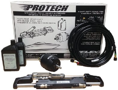 Hydraulic Steering System for Johnson/Evinrude: Yamaha & Suzuki w/20' hoses included.