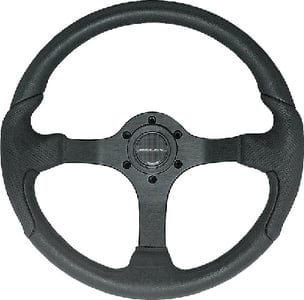 Nisida Steering Wheel: Black w/Black Grip