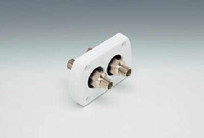 Uflex R9W Bulkhead Kit For Dual Hose: White