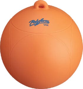 Polyform WS1ORG 8" Dia. Ski Buoy: Orange