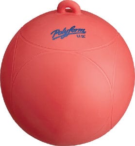 Polyform WS1RED 8" Dia. Ski Buoy: Red