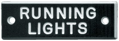 Running Lights Identi-Plate: 5 Pack