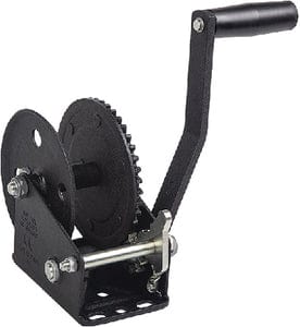 Fulton 142026 Single Speed 900 lb Max Load Trailer Winch: Glossy Black