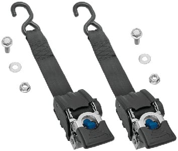 Fulton Heavy Duty 2" x 43" 833 lb Work Load Retractable Transom Ratchet Tie Down - 2 Pack