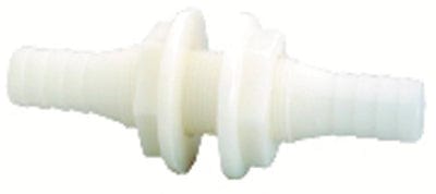 Attwood Polypropylene Double Ended Thru-Hull Connection For 3/4" Hose