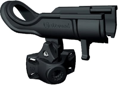 Attwood Adjustable Rod Holder With Bi-Axis Mount-Black