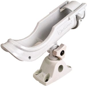 Attwood Adjustable Rod Holder With Bi-Axis Mount-White