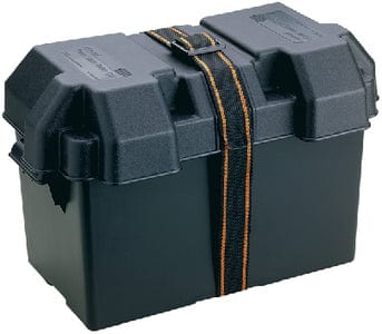 Attwood 90651 Standard Vented Battery Box For Group 24/24M: Black