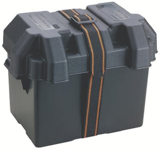 Attwood Standard Non-Vented Battery Box For Group 24/24M: Black