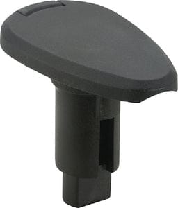 Attwood LightArmor&trade; Plug-In Base - Teardrop Series: 3-Pin: Black