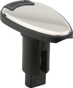 Attwood LightArmor&trade; Plug-In Base - Teardrop Series: 3-Pin: 316 S.S.