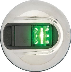 Attwood LightArmor LED Vertical Surface Mount Starboard Side Light: Round