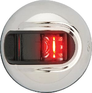 Attwood LightArmor LED Vertical Surface Mount Port Side Light: Round