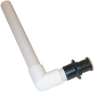 T-H Marine Push In Overflow Drain Tube 90 Degree Fits All 1-1/8" T-H Thru Hulls: 12" L