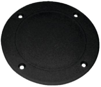 T-H Marine Screw Down Deck Plate 5-5/8" OD: Black