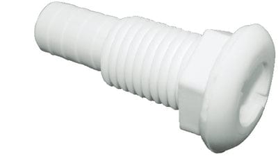 T-H Marine Straight Thru-Hull Fitting For Hose: White