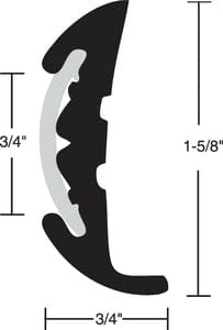 Rub Rail Kit w/Chr Insert 70'
