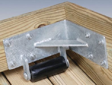 Tie Down Engineering Dock Hardware - Galvanized Inside Rolling Ramp Bracket Includes Left and Right Ramp Brackets: Commercial Grade