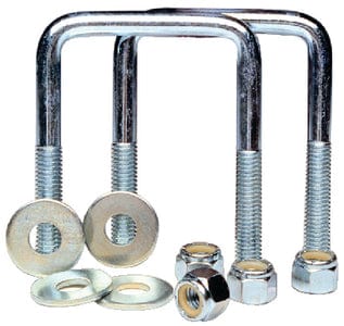 Tie Down Engineering Zinc Plated Square U-Bolt Kit