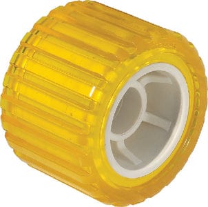 Tie Down Engineering 86277 Hull Sav'R Ribbed Wobble Roller: Amber: 4"