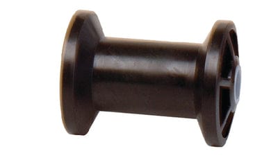 Tie Down Engineering Hull Sav'r Black Spool Rubber Roller. Size 4" with 1/2" hole.