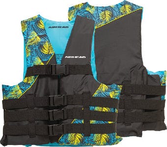 Airhead 3009606ABKYL Tropic Nylon Family Life Jacket: 2XL/3XL