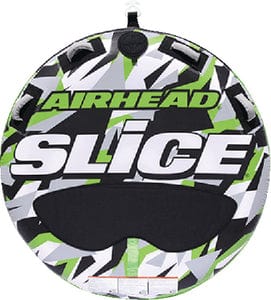 Kwik-Tek Airhead AHSSL22 Inflatable 2 Person Rider Green Slice<sup>&reg;</sup> Deck Tube