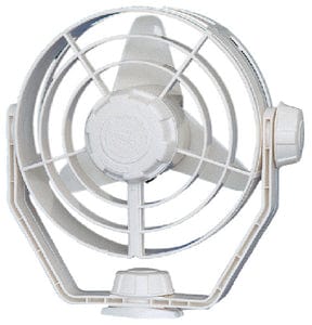 Hella 12V Two Speed "Turbo" Fan: White