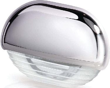 Hella 958126001 LED "Easy Fit" Step Lamp: Chrome w/White LEDs