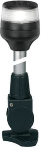 Hella NaviLED 360 All Around Fold Down Pole Navigation Lamp: 12" Black