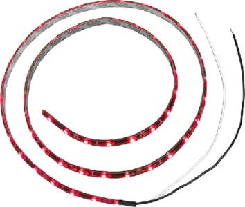 36" LED Light Strip: Red