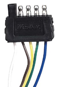 5 Wire Flat Trl Connector 4'