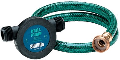 SHURFLO 200 GPH Drill Pump 1/4" Shaft (Includes hoses)
