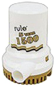 Rule Gold Series 1500 GPH High Capacity Manual Bilge Pump: 12V
