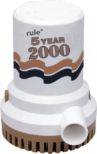 Rule Gold Series 3000 GPH High Capacity Manual Bilge Pump: 12V