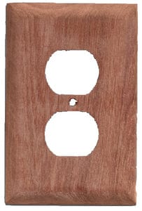 Whitecap Teak Cover Plate for Receptacles: 2/pk