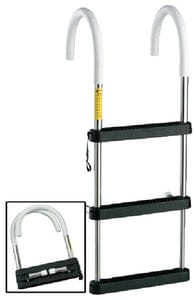 Garelick EEz-In Telescoping Stainless Steel Gunwale Hook Ladder