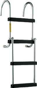 Garelick EEz-In Removable 4 Step Folding Pontoon Boarding Ladder