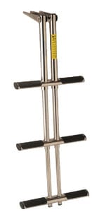 Garelick EEz-In 19626 3 Step Telescoping Stainless Steel Sport/Diver Ladder