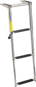 Garelick 19676 Over Platform Telescoping Ladder: 3-Step