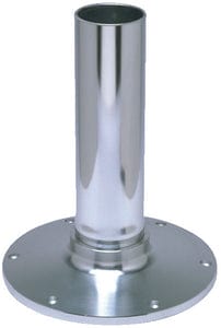 Garelick EEz-in Fixed Height 2.875" Seat Base: Smooth Stanchion: Satin Anodized Finish