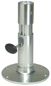 Garelick EEz-in Adjustable Height Standard Friction Lock 2.875" Seat Base: Smooth Stanchion: Satin Anodized Finish