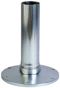 Garelick&trade; EEz-in Fixed Overall Height 2.875" Seat Base: Ribbed Stanchion: Satin Anodized Finish