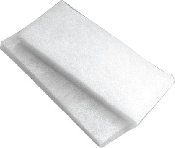 Swobbit SW55220 Scrub Pads: Fine White: Blue: 2/pk