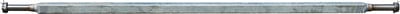 Dexter Axle 46036 1.5" Square Galvanized Trailer Axle: 2000 lb.