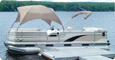 Taylor Hot Shot Polyester Fabric Pontoon Gazebo 8' L x 102" W and Approx. 50" H For 96" and 102" Beams
